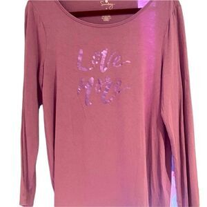 Sunday Love More Long Sleeve Shirt by Sunday Size M